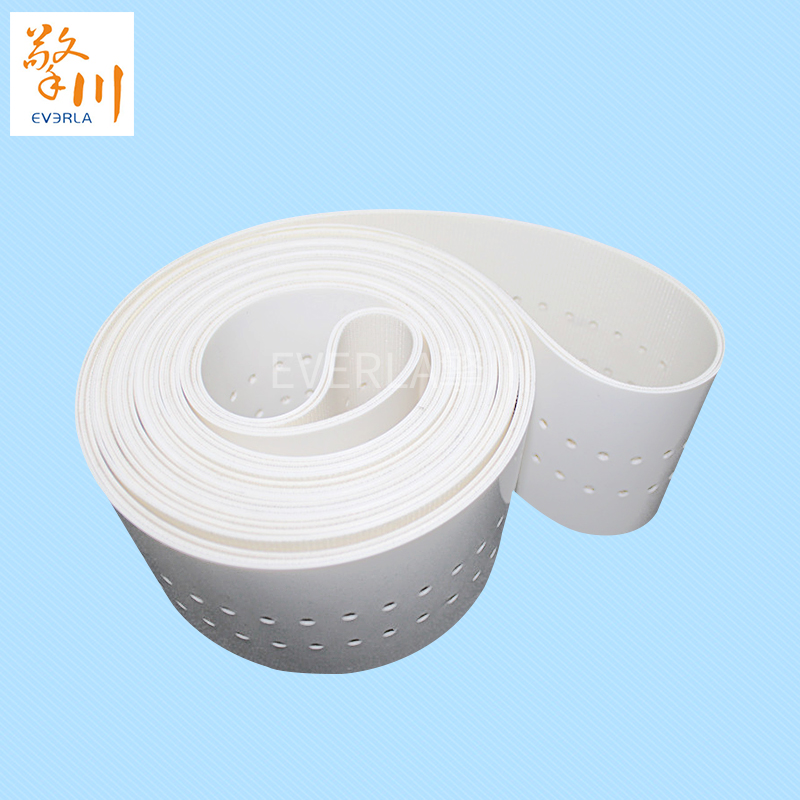 白色打孔吸风机皮带pvc<a href='http://www.everla.com/shusongdai/' target='_blank'><u>输送带</u></a>