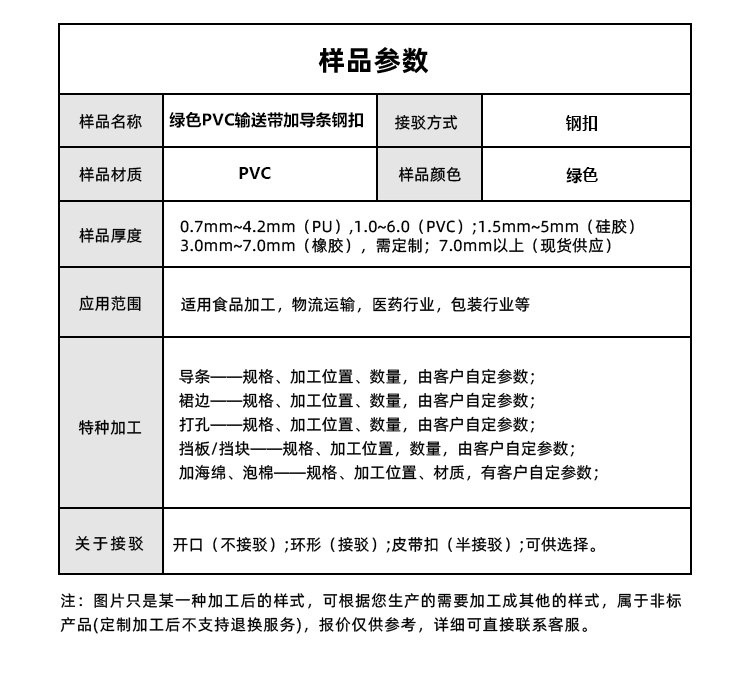 PVC输送带