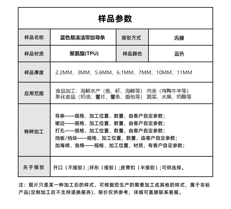 蓝色易洁带