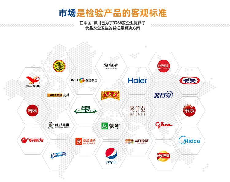 墨绿PU输送带加导条打孔