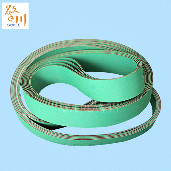 双面绿色片基带用于纺织、印刷行业
