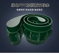 绿色PVC加挡板双导条耐磨