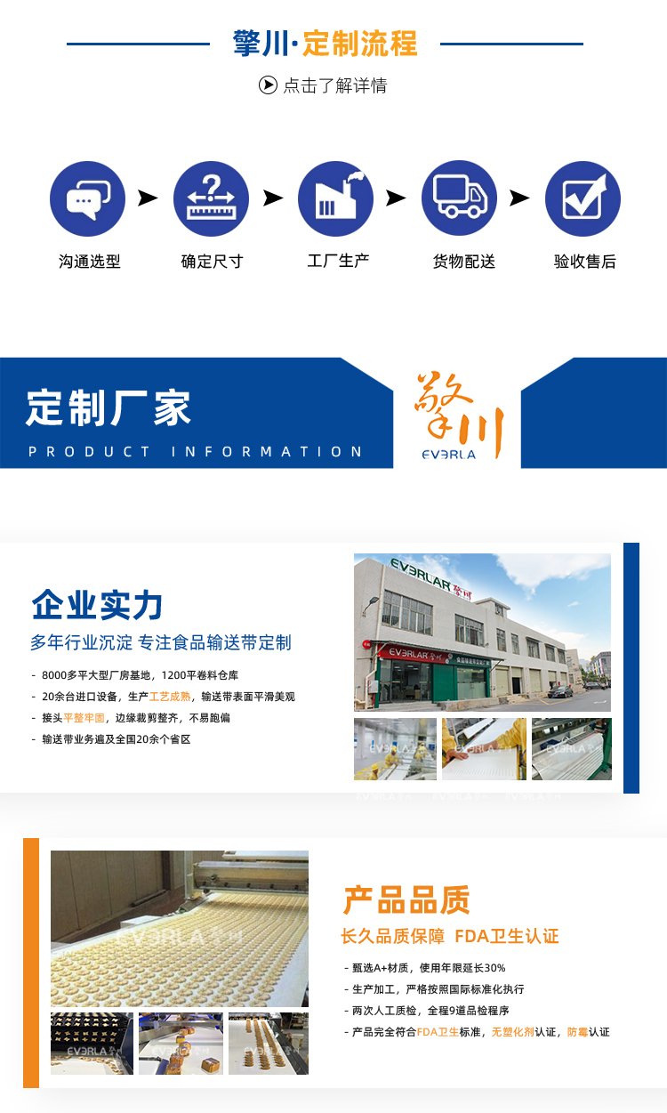 墨绿色PVC输送带加花纹导条