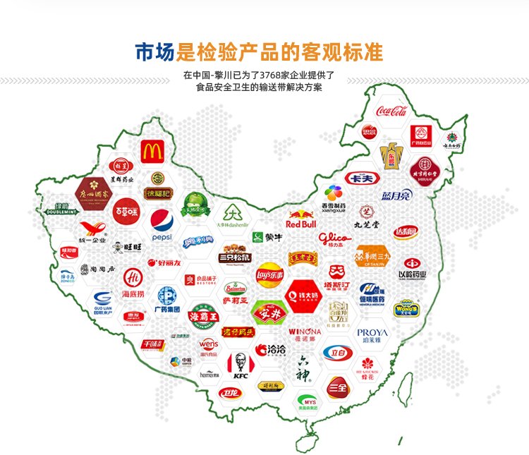 绿色PVC输送带加导条挡板